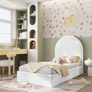 Plush Velvet White