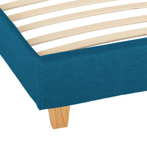 Prado 3FT Bed - Petrol Blue Fabric