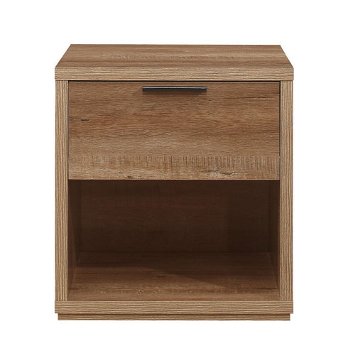 Stockwell 1 Drawer Bedside Rustic Oak Effect