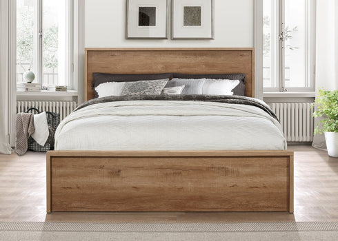 Stockwell Bed Rustic Oak Effect