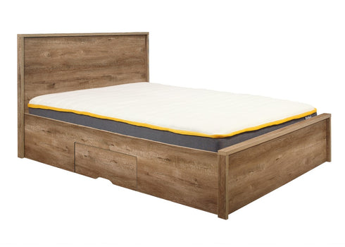 Stockwell Bed Rustic Oak Effect