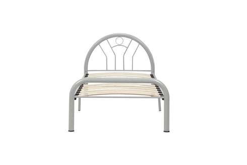 Solo Single Bed Silver