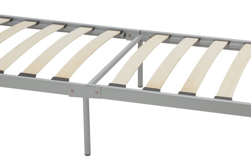 Solo Single Bed Silver