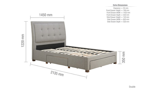 Shelby Fabric Bed