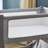 Shnuggle Air Lite Bedside Crib with Mattress- Grey