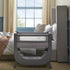 Shnuggle Air Lite Bedside Crib with Mattress- Grey