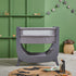 Shnuggle Air Lite Bedside Crib with Mattress- Grey