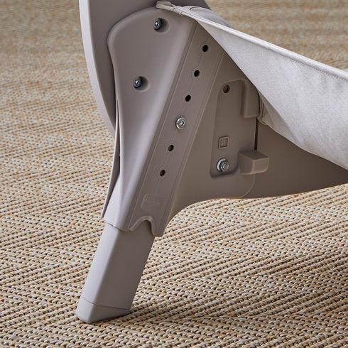 Shnuggle Air Lite Bedside Crib with Mattress- Taupe