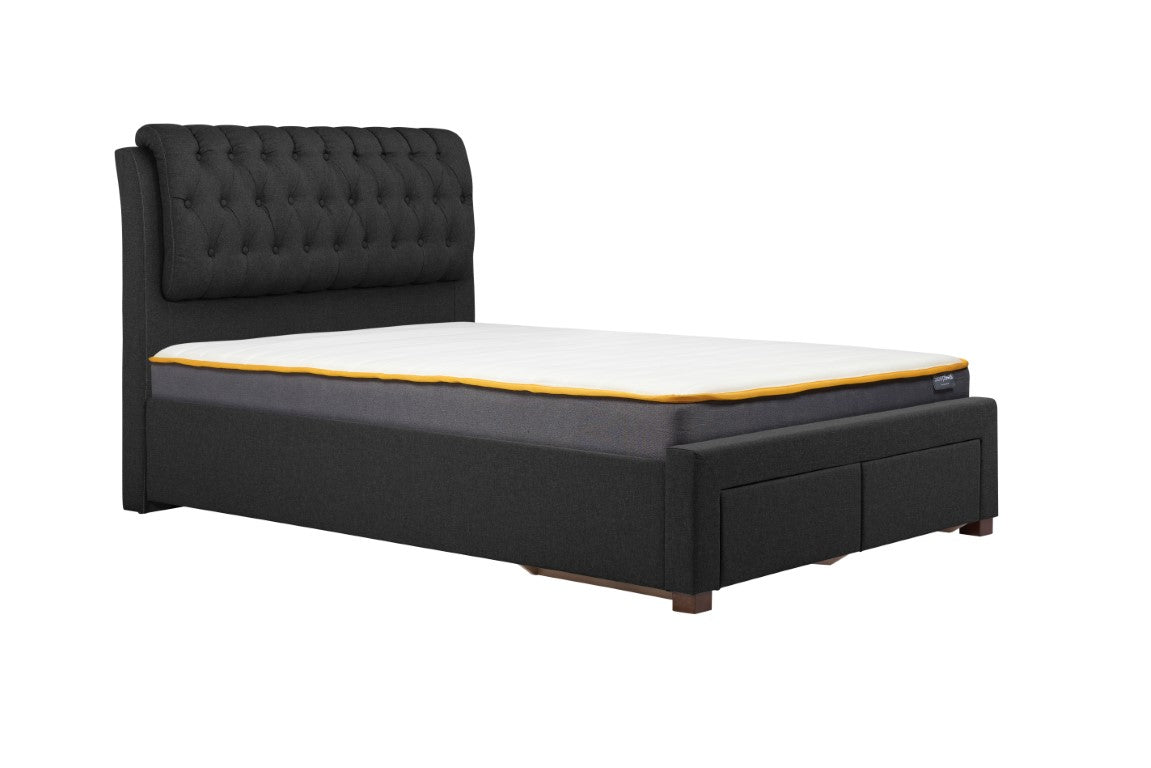 Valentino 2 Drawer Bed