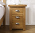 Woburn Large 3 Drawer Bedside Oak