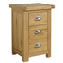 Woburn Large 3 Drawer Bedside Oak