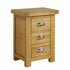 Woburn Small 3 Drawer Bedside Oak