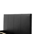 Waverley 4FT6 Storage Bed - Black Faux Leather