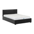Waverley 5FT Storage Bed - Black Faux Leather