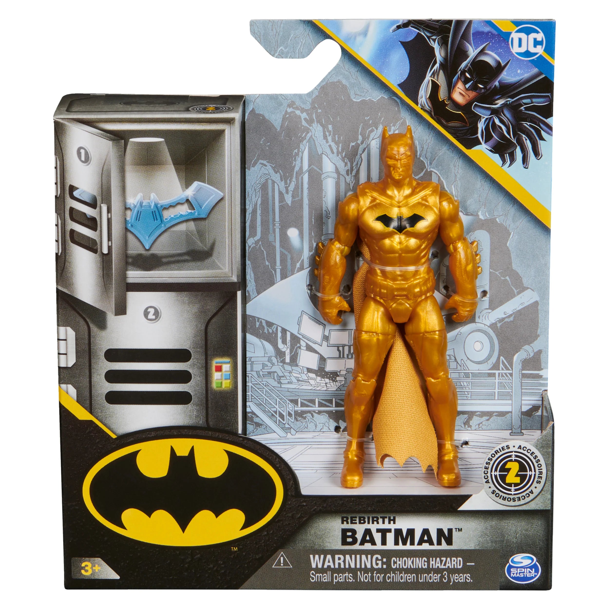 Batman 4" Figures - Rebirth Batman (Gold)