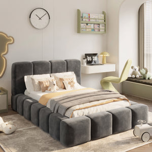 Plush Velvet Charcoal