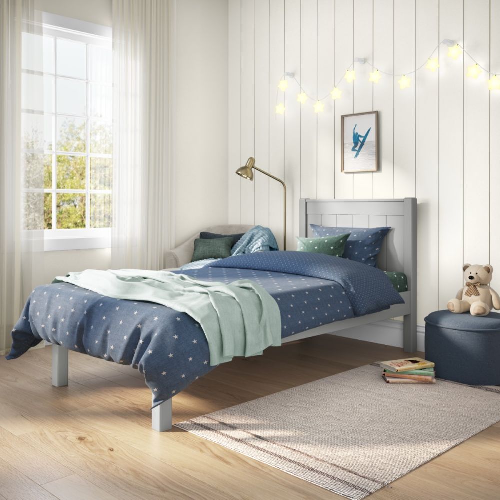 Classic Grey Low End Single 90x190cm