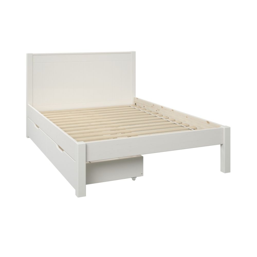 Classic White Low End Double With A Pair Of Drawers 135x190cm