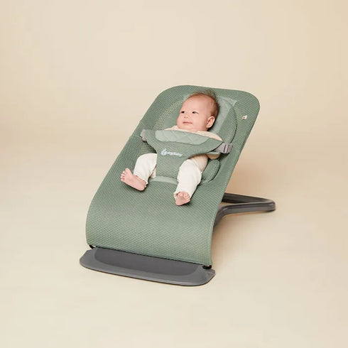 Ergobaby Evolve Bouncer - Sage Green Mesh