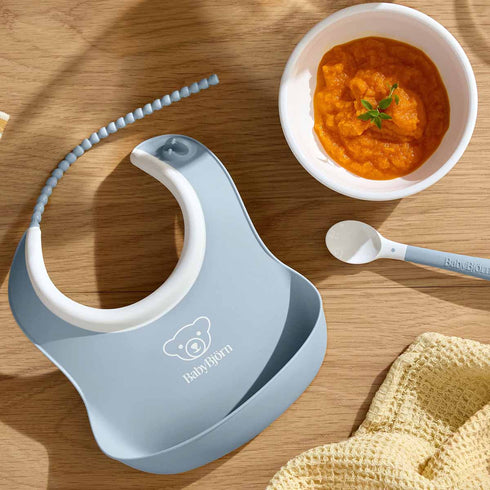 BABYBJÖRN Baby Feeding Set, 3 pcs Powder Blue