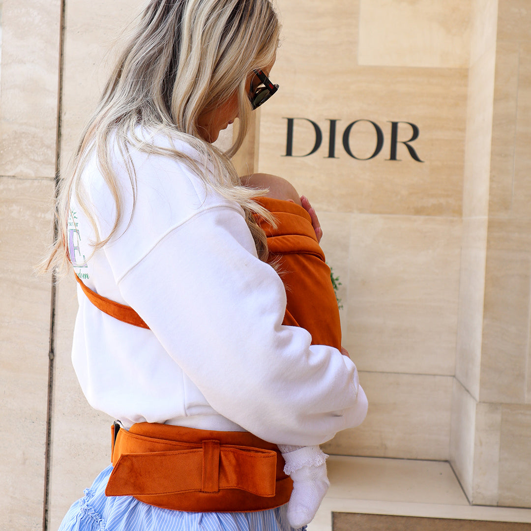 Bizzi Growin Cinnamon Orange Nomad Baby Carrier