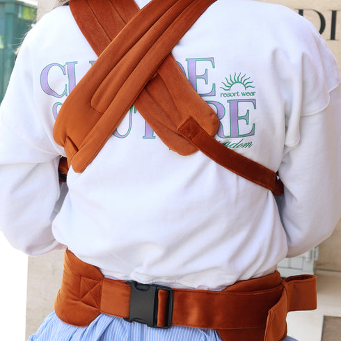 Bizzi Growin Cinnamon Orange Nomad Baby Carrier