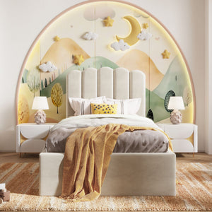 Mila Kids Bed Ivory