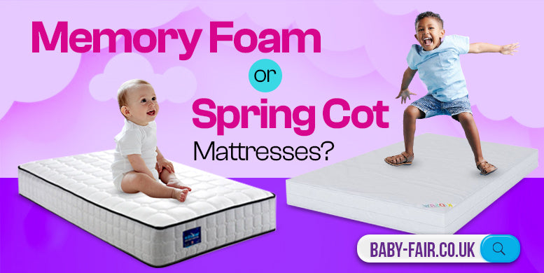 Memory foam vs spring cot mattresses - Which Is best for babies