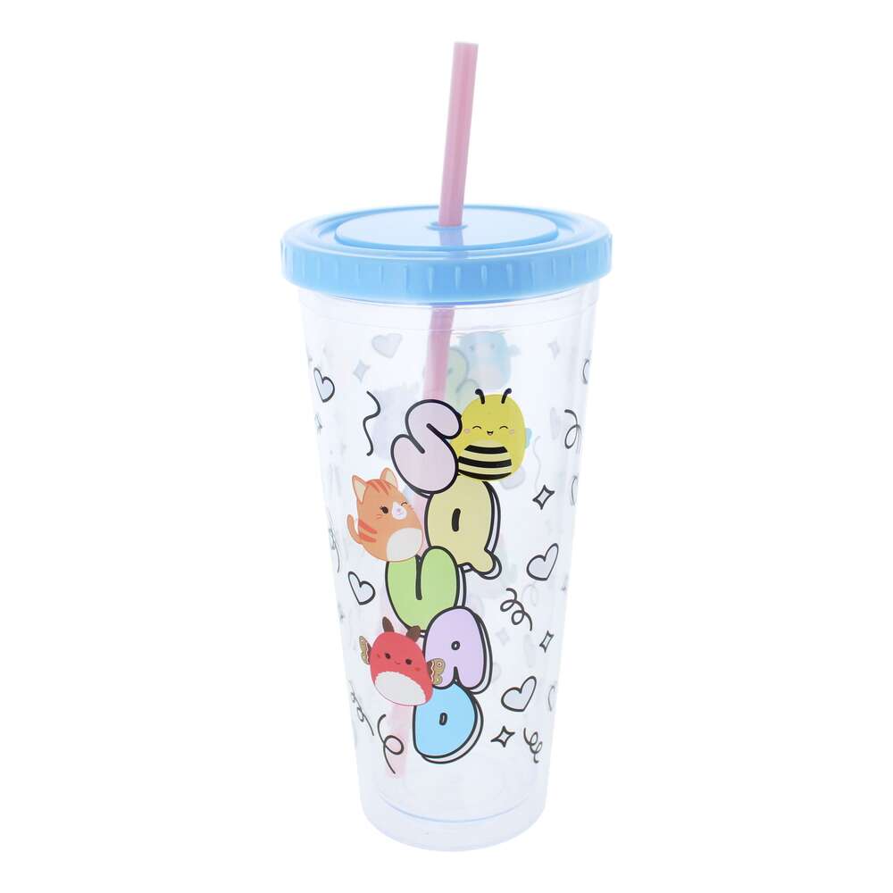 Squishmallows Beaker & Straw