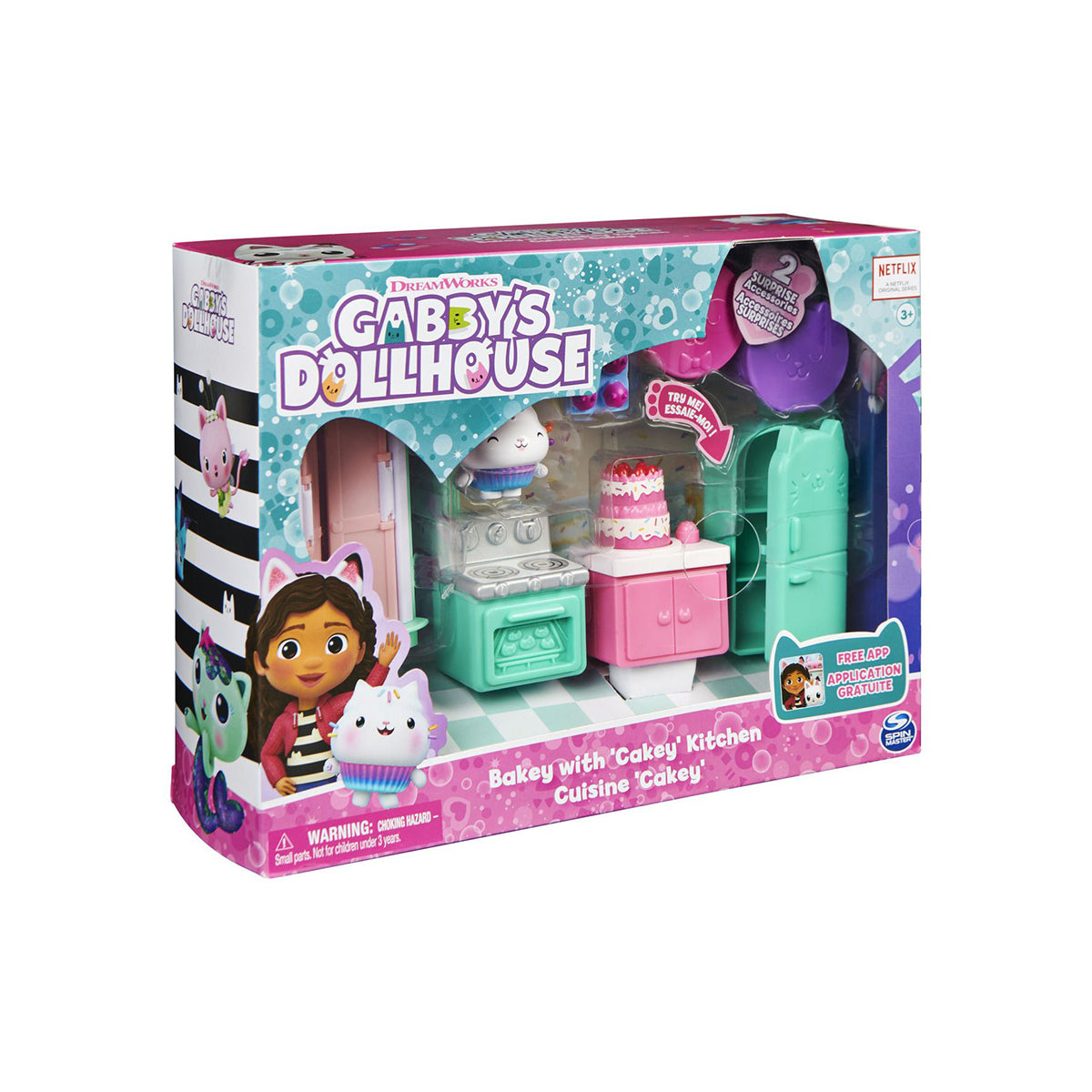 Gabby's Dollhouse Bakey with Cakey Kitchen