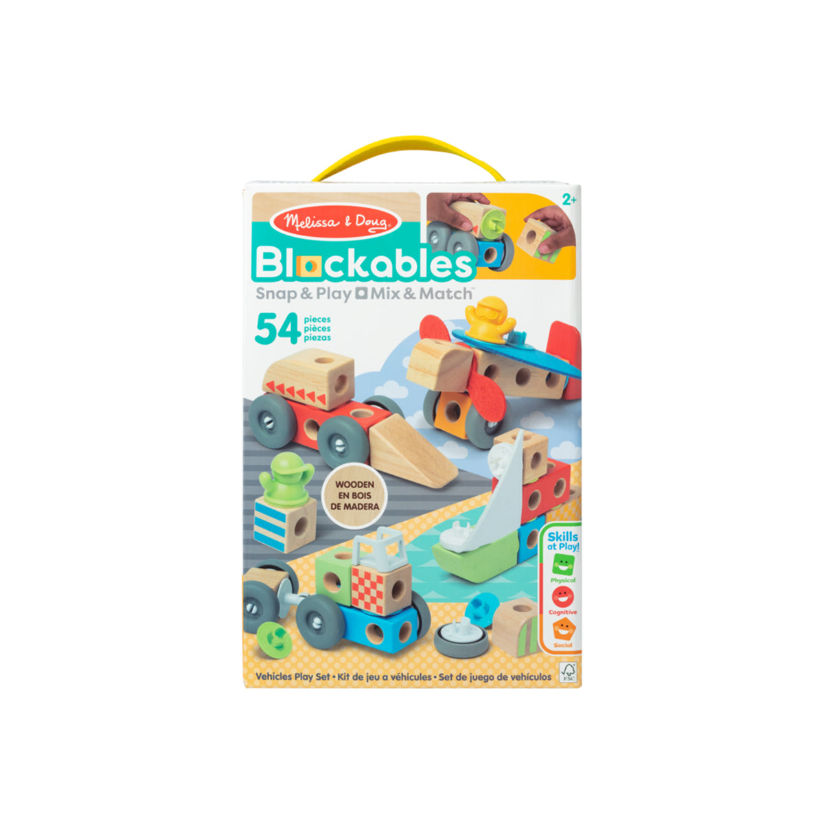 Melissa & Doug - Blockables Vehicles Building