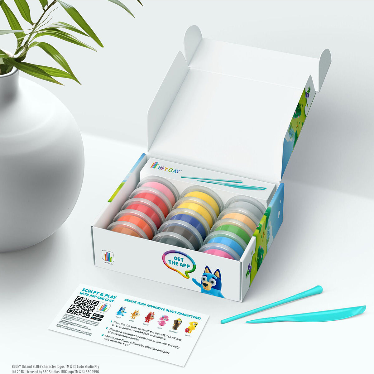 Hey Clay Bluey 15 Can Set