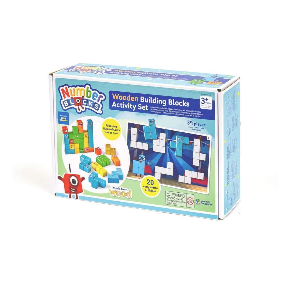 Numberblocks Wooden Building Blocks Activity Set - Babyfair Ltd