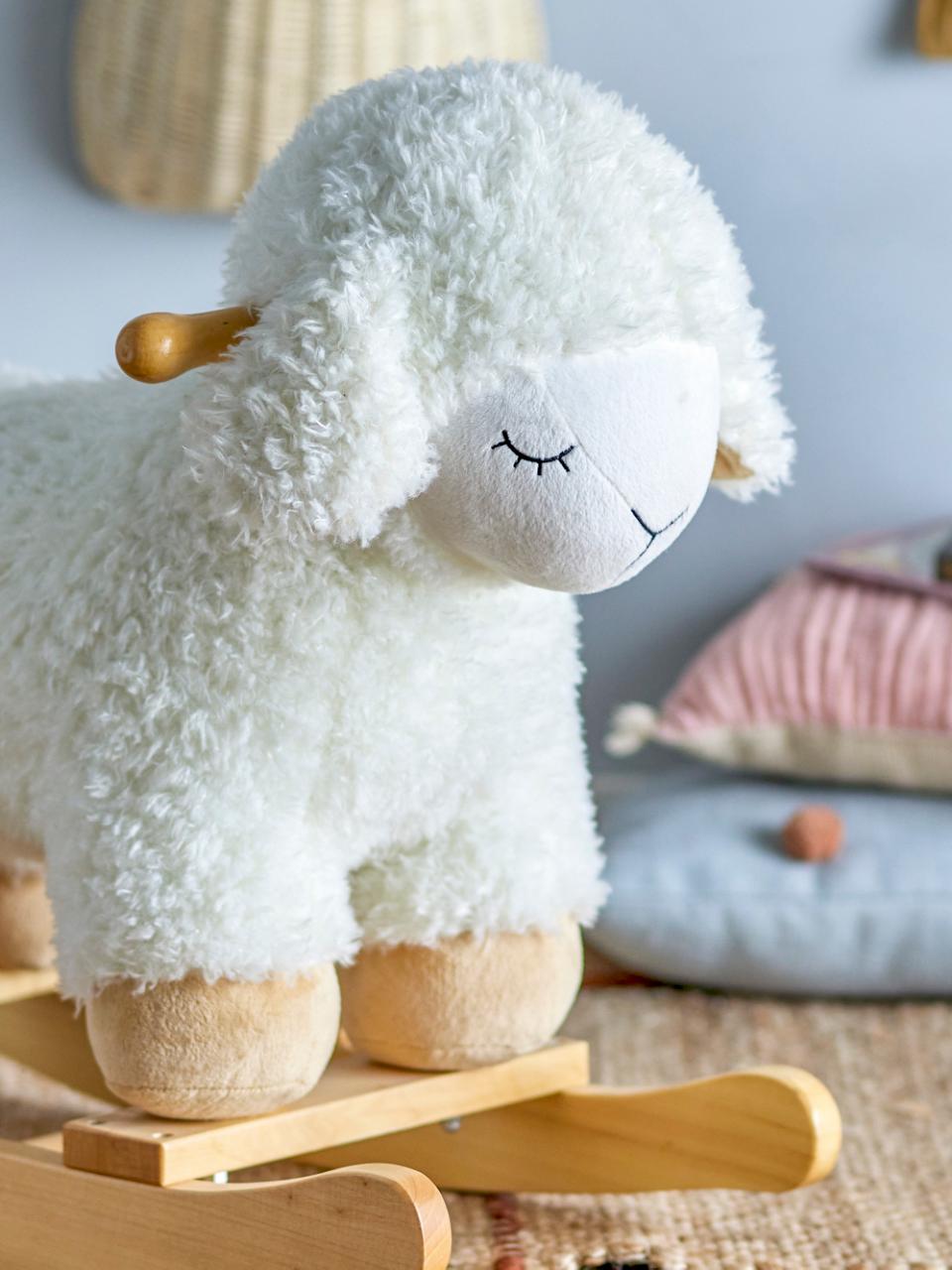 Bloomingville Laasrith Rocking Toy Sheep- White