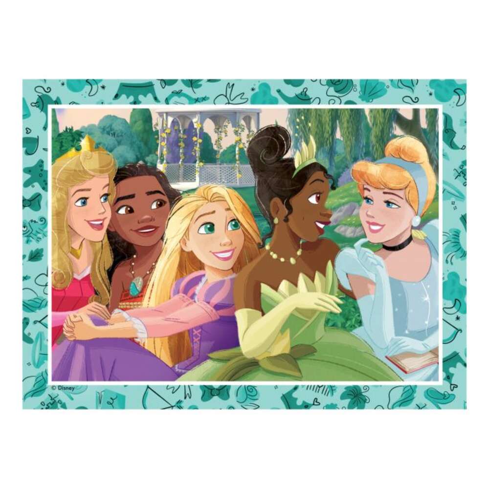 Disney Princess 4 in a Box Jigsaw Puzzle