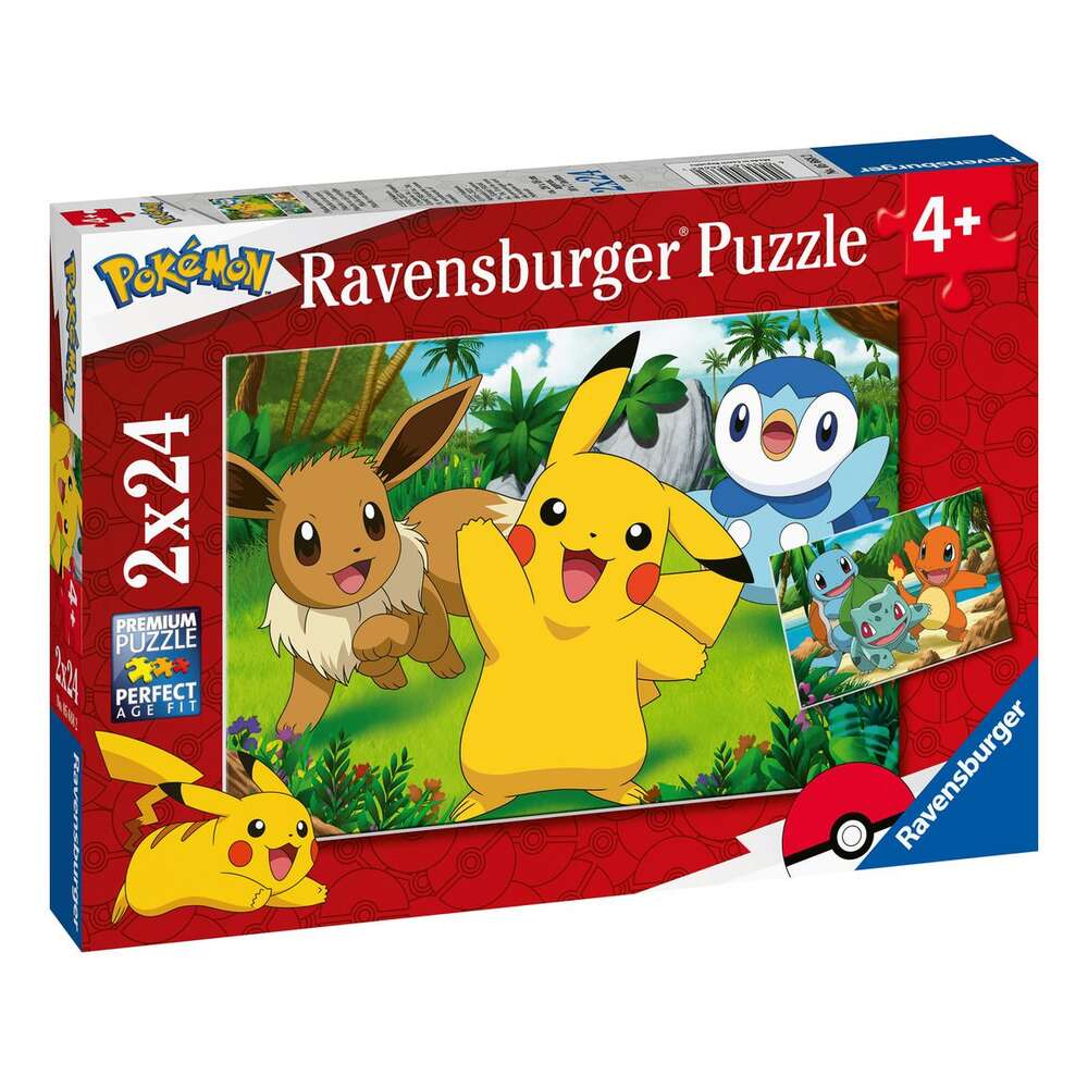 Pokemon 24 Piece JIgsaw Puzzle 2 Pack