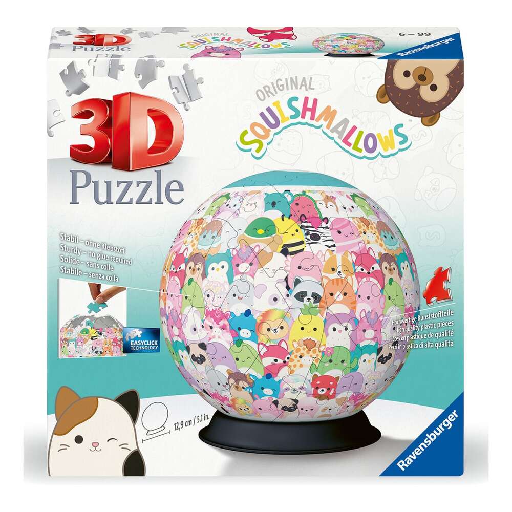 Squishmallows 73 Piece 3D Puzzle Ball