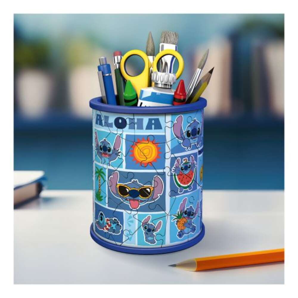 Disney Stitch Pencil Holder 3D Puzzle, 54pc