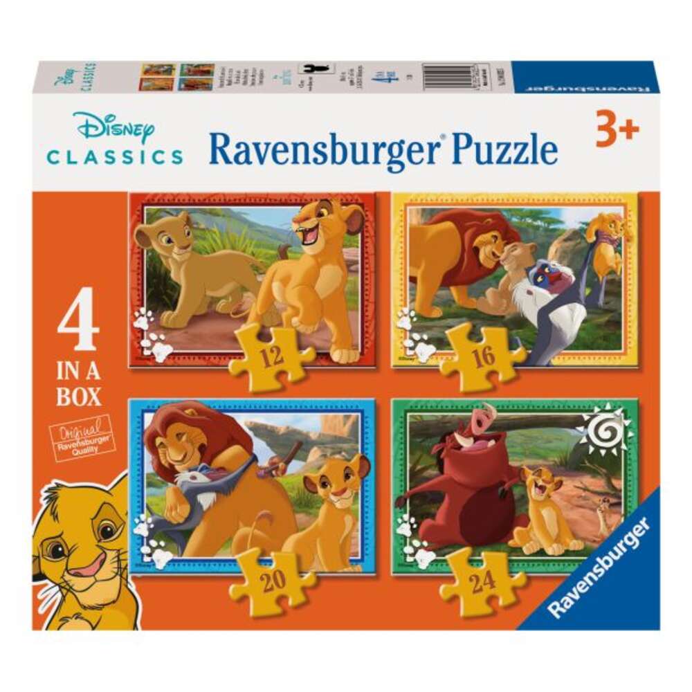 The Lion King 4 in a Box Puzzle