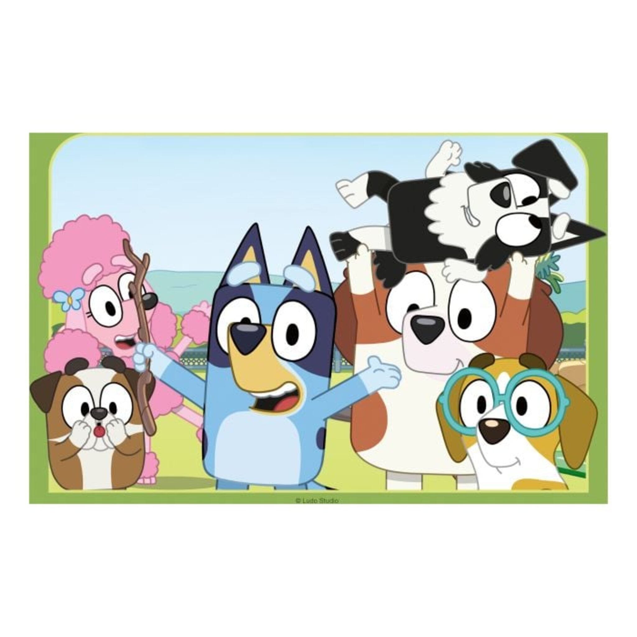 Bluey 2x 12 Piece Jigsaw Puzzle