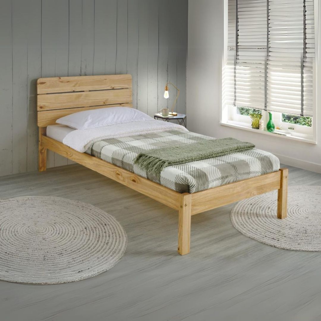 Ronan 3FT Bed  - Waxed Pine