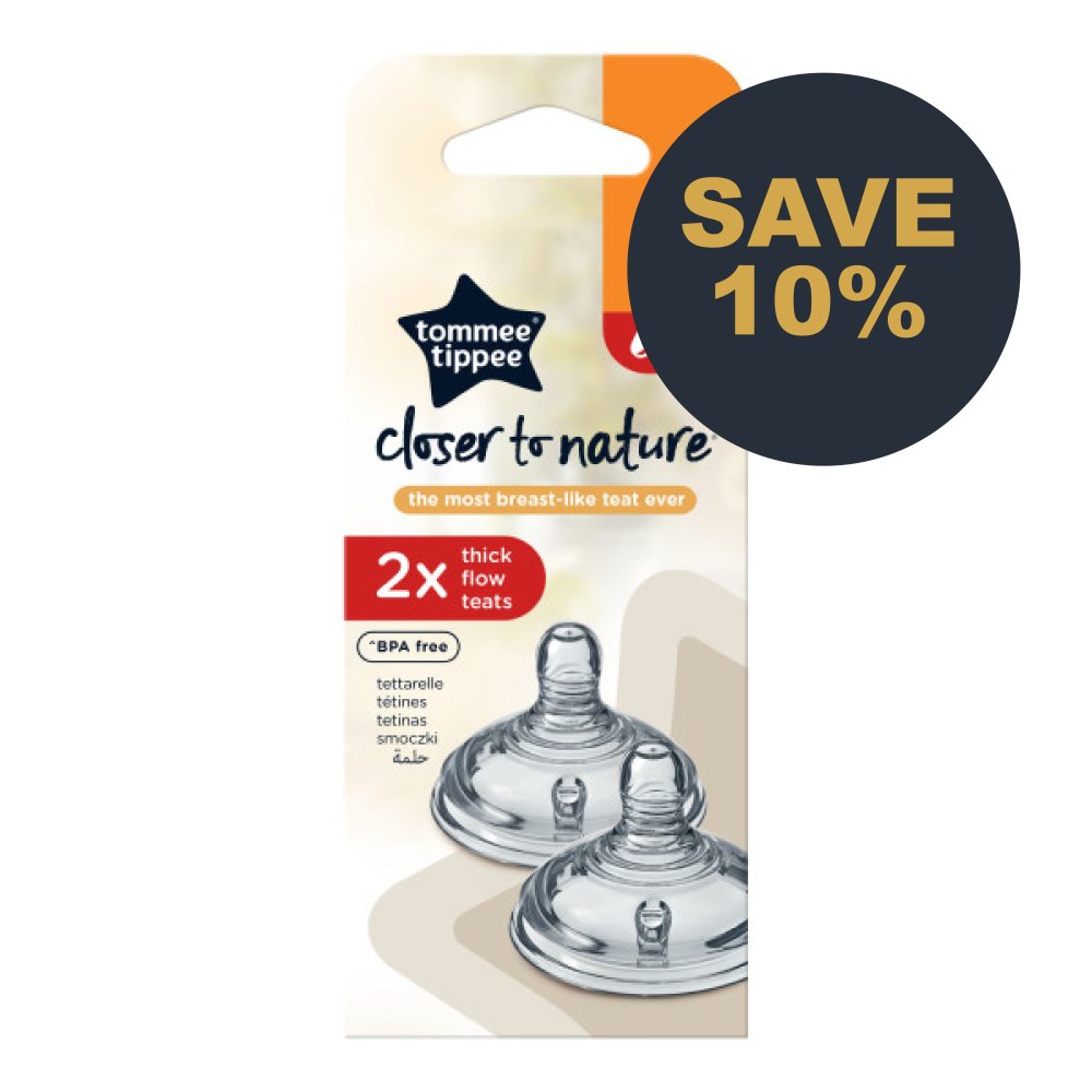 Tommee Tippee Closer To Nature 2X THICK FEED TEAT