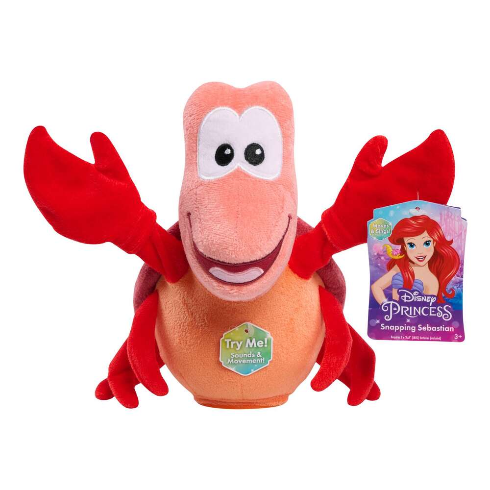 Disney Princess Snapping Sebastian Plush