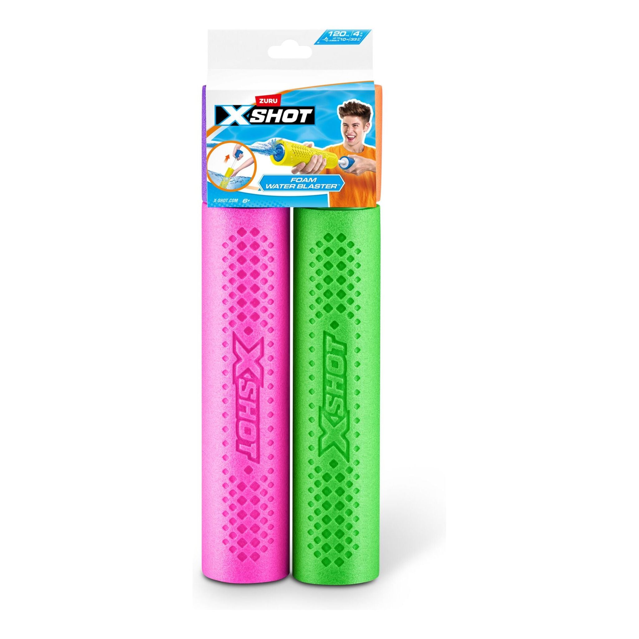 XSHOT Water Warfare S1 Foam Small Blaster 2pk