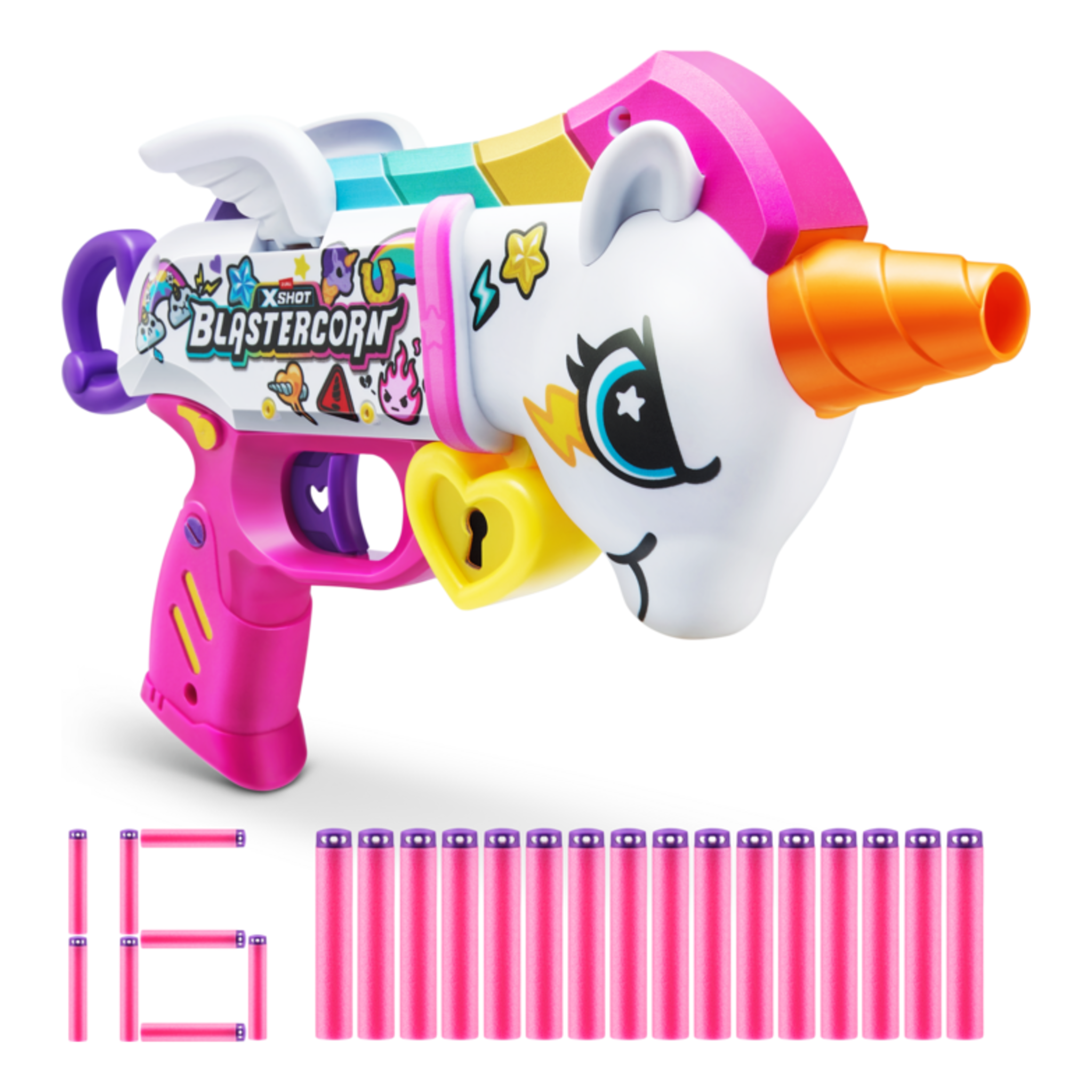 XSHOT Blastercorn S1 Unicorn Blaster (16 Darts)