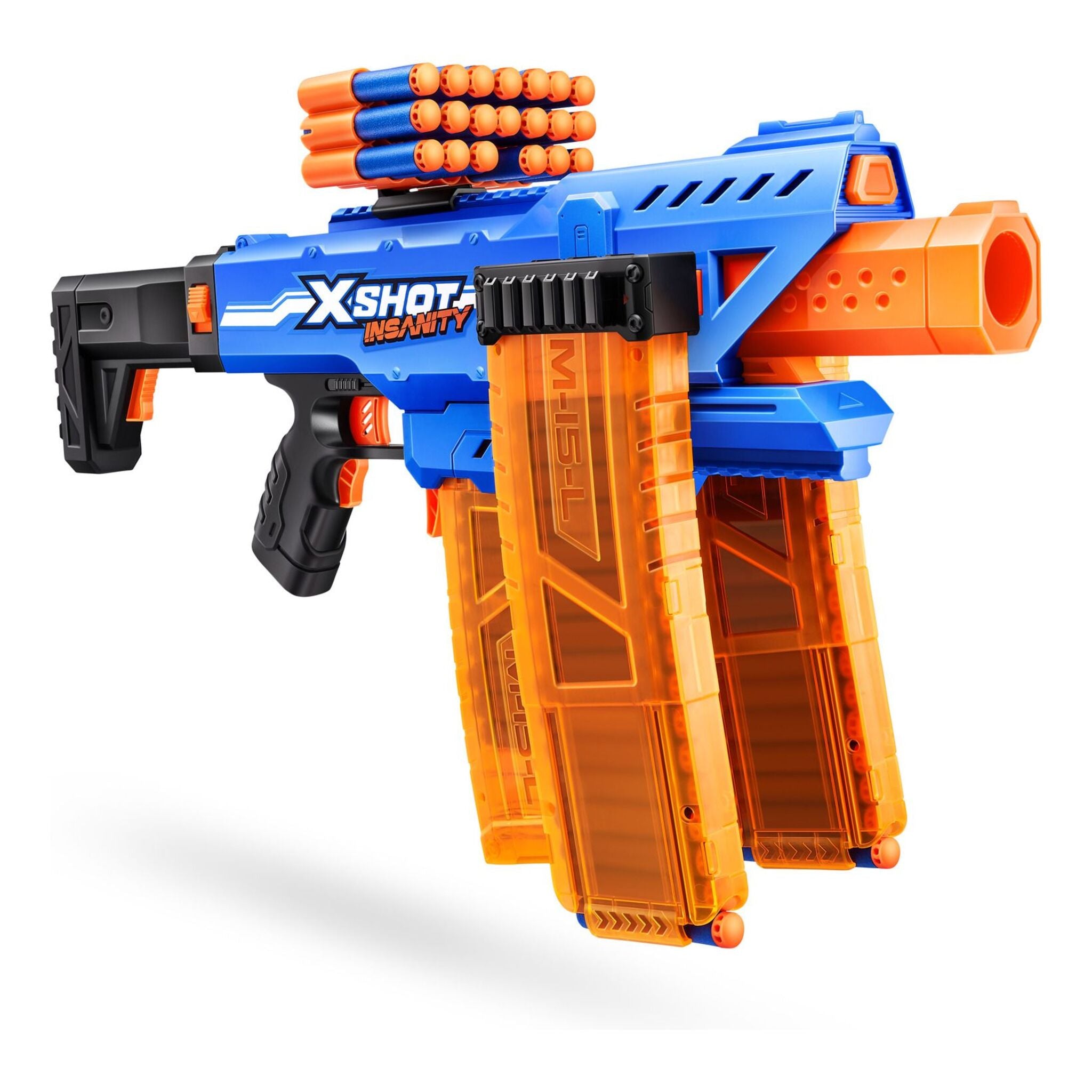 XSHOT Insanity Motorized Clip Mania (72 Darts)