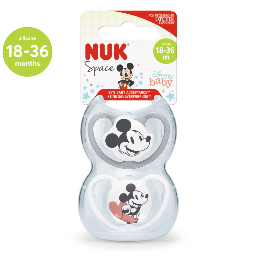 NUK Mickey Space Soothers S3