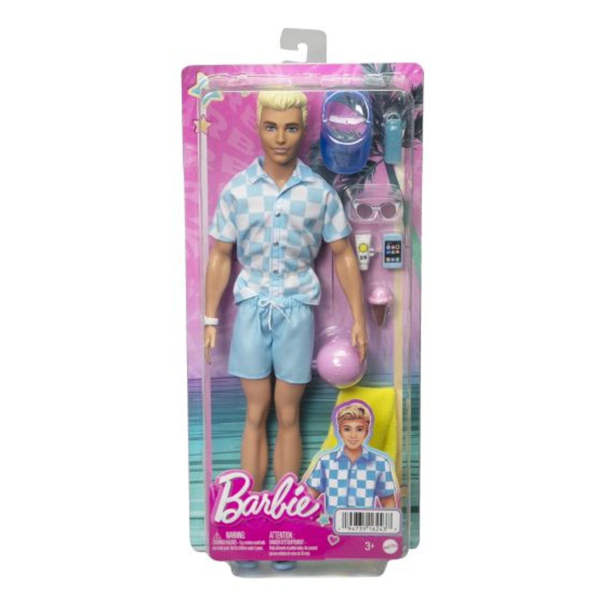 Barbie Movie Ken Beach Doll