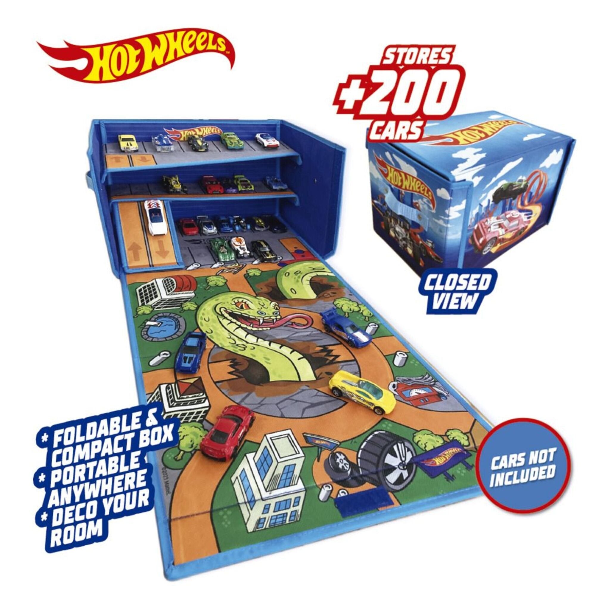 Hot Wheels Cars Case Garage Box