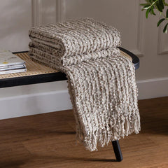 Arvo Woven Tasselled Throw - 130 x 180cm